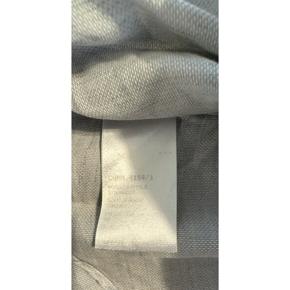 Eleventy Platinum Men Large Gray Linen Cotton Blend Italy Button Down Shirt - Picture 9 of 13